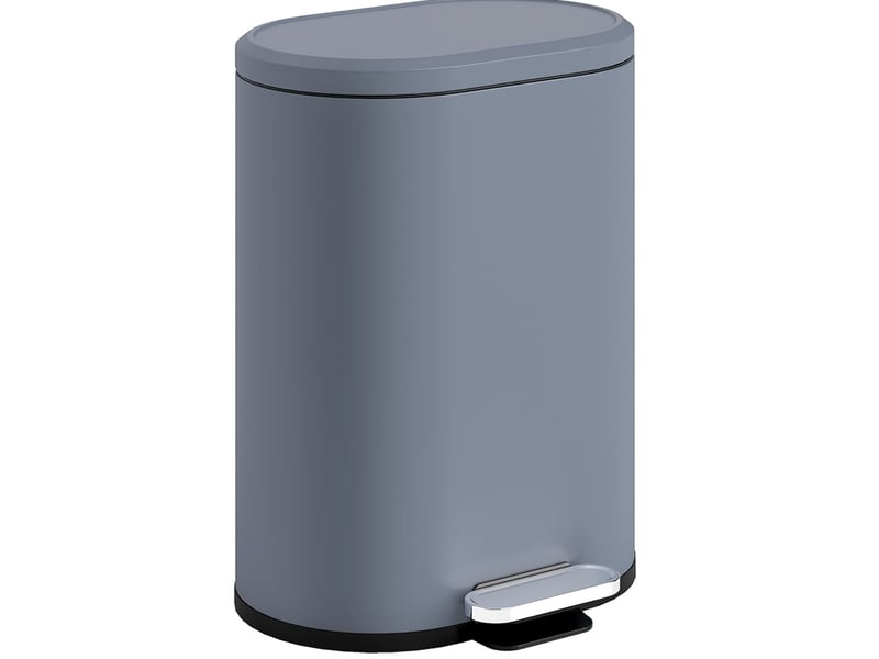 Poubelle de cuisine 30 l 36,5 x 31 x 61 cm à pédale grise - Conforama A