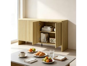 Meuble tv coloris bois clair 40 cm ARVELLA