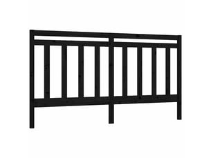 Tete de lit A poser largeur 186 cm   noir