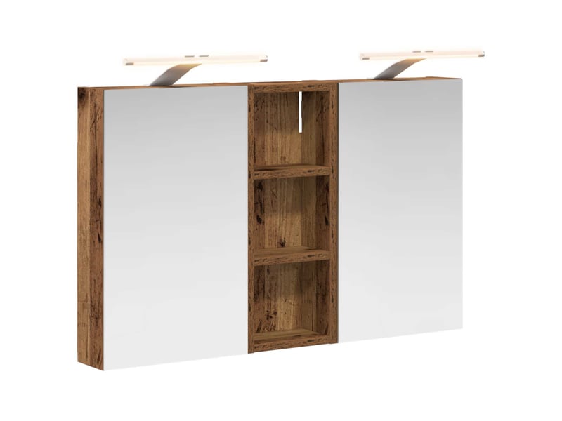 Ensemble de meubles de salle de bain 3 pcs 80x10.5x50 cm shl6394 - Conforama A