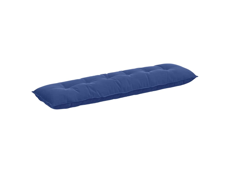  Coussin de dos, coussin de dossier bleu police 180 x 50 cm tissu en velours côtelé cf54564  - Conforama A