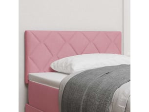 Tete de lit A poser largeur 100 cm   rose
