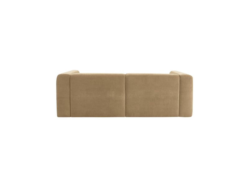  Canapé 3 places tissu taupe clair - kosmo  - Conforama C