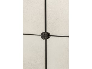 Miroir carré(e) de salle de bain coloris noir <strong>PARIS PRIX</strong> <strong></strong> - 90 cm x 2 cm