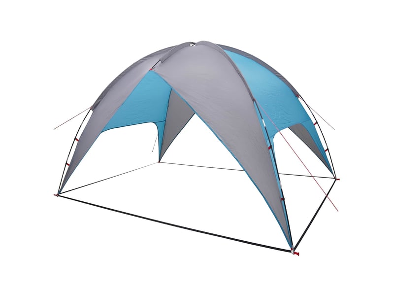  Tente de camping avec un abri imperméable 4 personne bleu shl70855  - Conforama E