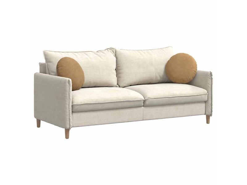  Lot de 2 coussins de siège, coussins décoratifs marron ø 40 x 13 cm velours cf59934  - Conforama C