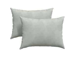 Lot de 2 coussins de canapé, coussins décoratifs gris clair 70 x 50 cm cf59075