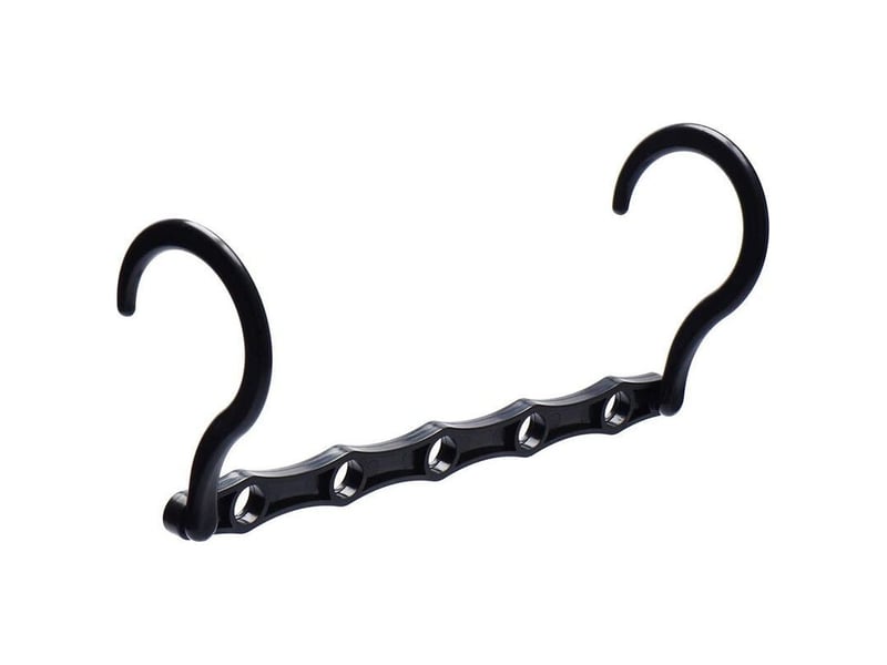  10 pièces cintres magiques gain de place cintres organisateur placard intelligent économiseur d'espace avec plastique robuste pour vêtements lourds, noir  - Conforama C