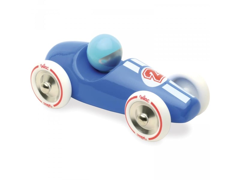  Voiture de course gm bleue en bois 2247B - Conforama A