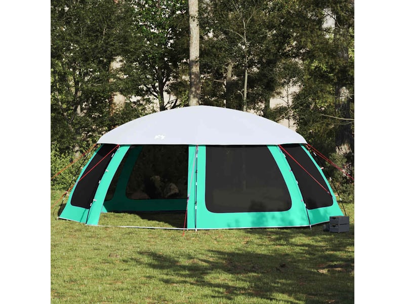  Tente piscine toit amovible parois maille vert d'eau 690x690 cm  - Conforama B