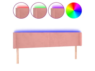 Tete de lit A poser largeur 183 cm rose