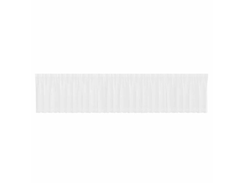  Rideau en dentelle, rideau ajouré, voilage blanc 120 x 750 cm polyester cf43658  - Conforama A