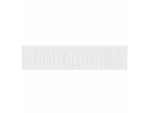 Rideau en dentelle, rideau ajouré, voilage blanc 120 x 750 cm polyester cf43658