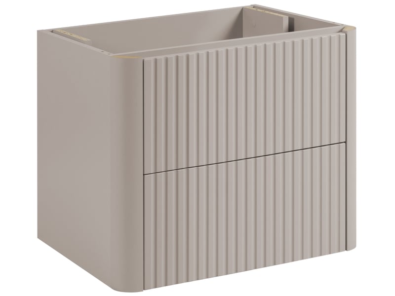  Meuble sous vasque suspendu linea 60 cm cachemire  - Conforama A