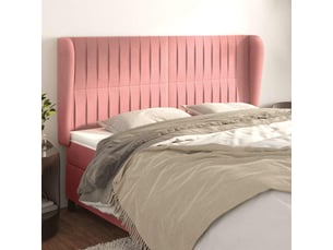 Tete de lit A poser largeur 183 cm rose