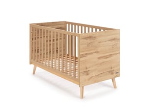 Lit bébé 70x140 cm BIG MARTHA OAK coloris beige