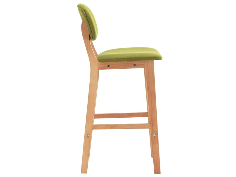  Lot de 2 tabouret de bar, chaise de bar vert tissu shl80439  - Conforama D