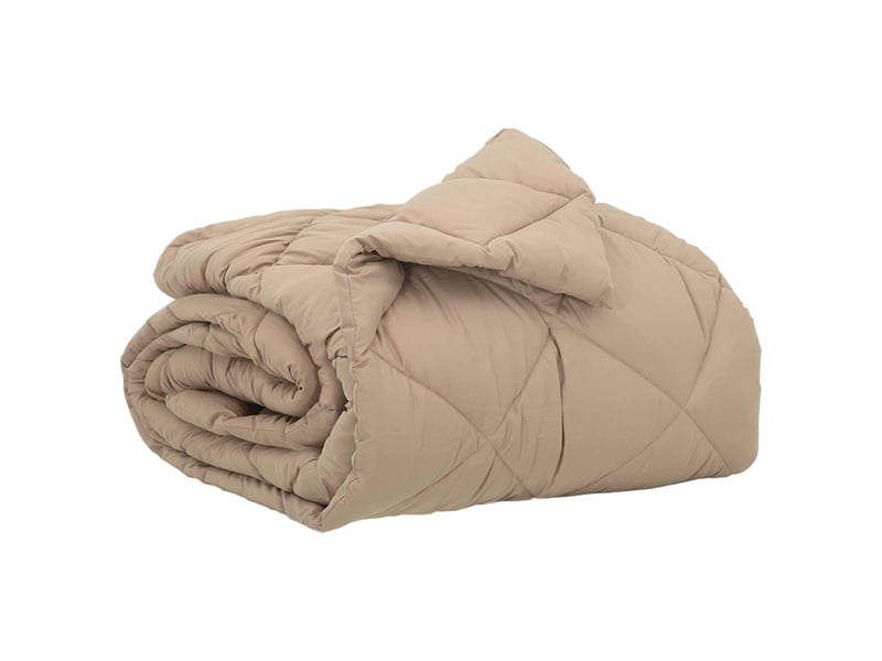  Duvet - couette complet toute l'année 155 x 220 cm 300 gsm taupe  - Conforama A