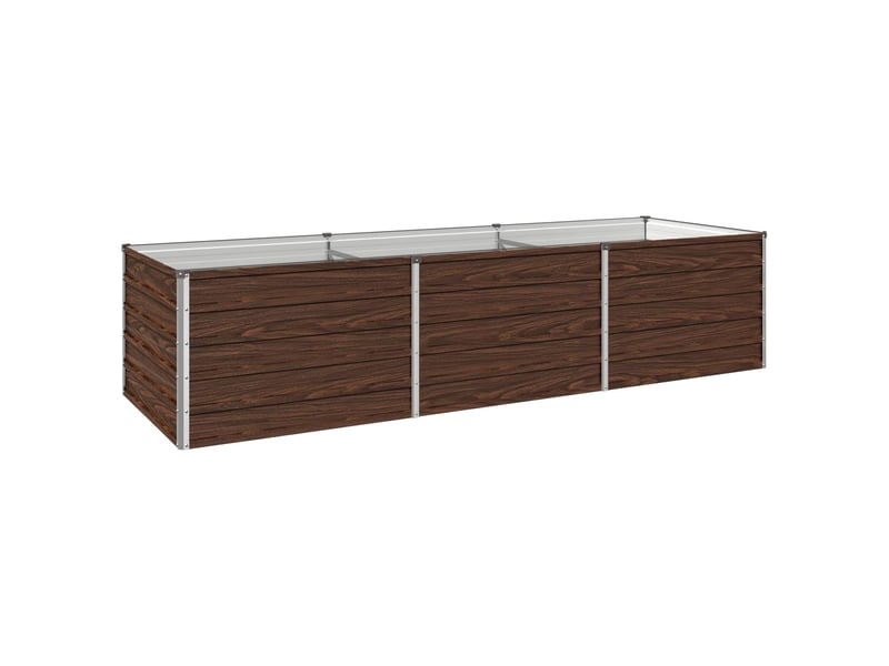  Jardinière - jardin surélevé noir 240 x 80 x 55 cm acier laminé à froid  - Conforama A