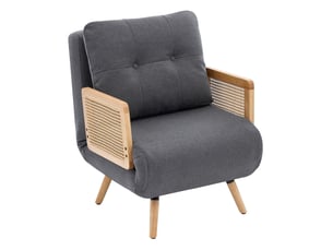 Pouf / repose pied WISHDOR  gris
