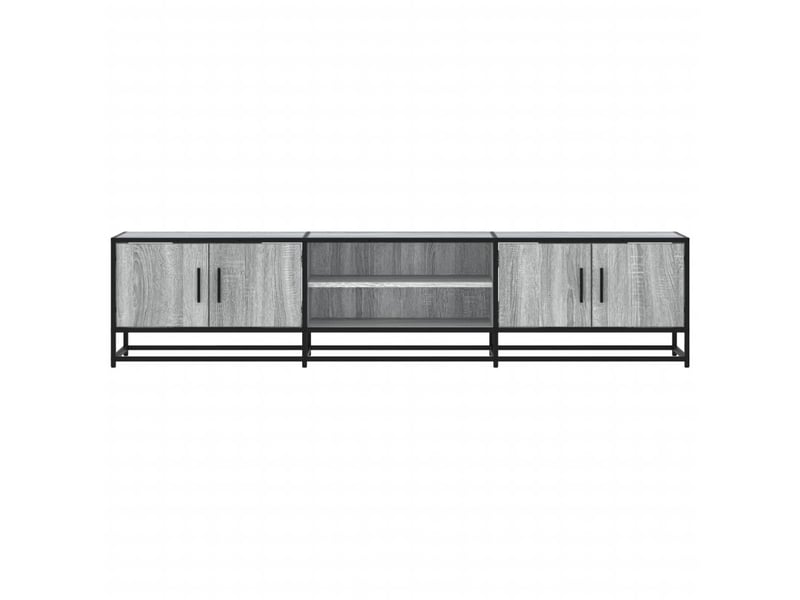  Meuble tv - banc tv - meuble de rangement sonoma gris 180x35x41 cm bois d'ingénierie  - Conforama D