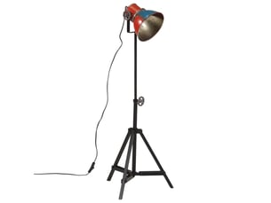 Lampadaire salon, lampe sur pied 25 w multicolore 35x35x6595 cm e27