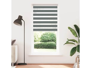 Store zèbre, store de fenêtre gris foncé largeur du tissu 100,9 cm polyester cf48542