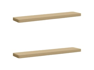 Lot de 2 coussins de banc, coussins d'assise vught 100 % polyester beige cf58398