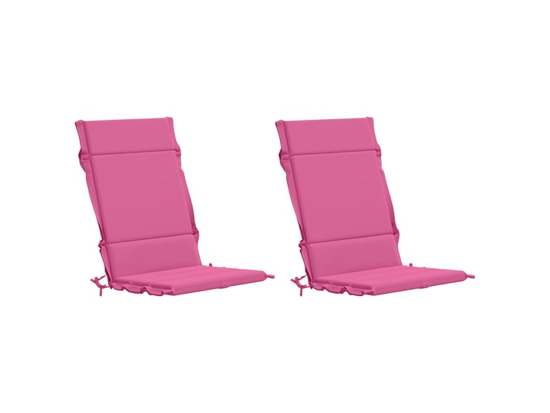  Lot de 2 coussins de chaise à dossier haut gemert rose cf59279  - Conforama A