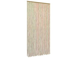 Rideau de porte anti-insectes, moustiquaire multicolore 100 x 200 cm bambou cf43594