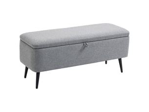 Banquette lit convertible couchage Occasionnel <strong></strong> <strong></strong> gris
