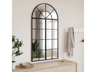 Miroir  à fixer coloris noir <strong></strong>  <strong></strong> - 60 cm x 110 cm