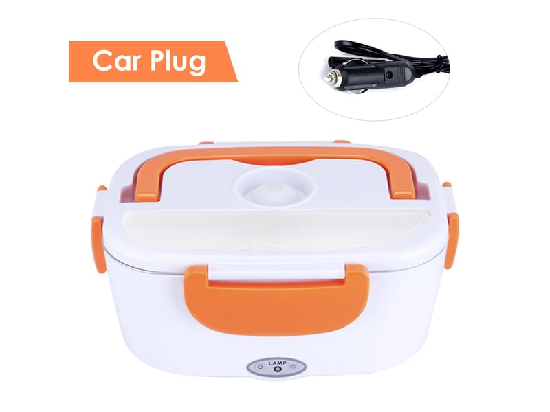  Boîte à lunch chauffante électrique, récipient chauffant portable pour aliments, riz avec prise de voitur  - Conforama D