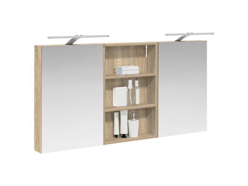 Ensemble de meubles de salle de bain 3 pc 120 x 10,5 x 60,5 cm cf63662 - Conforama C