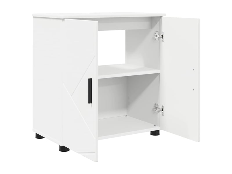  Ensemble de mobilier de salle de bain 3 pc blanc cf64242  - Conforama E