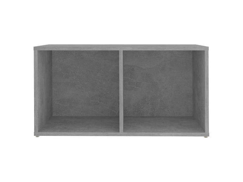  Lot de 4 meuble tv bas salon gris béton 72x35x36,5 cm bois d'ingénierie  - Conforama E