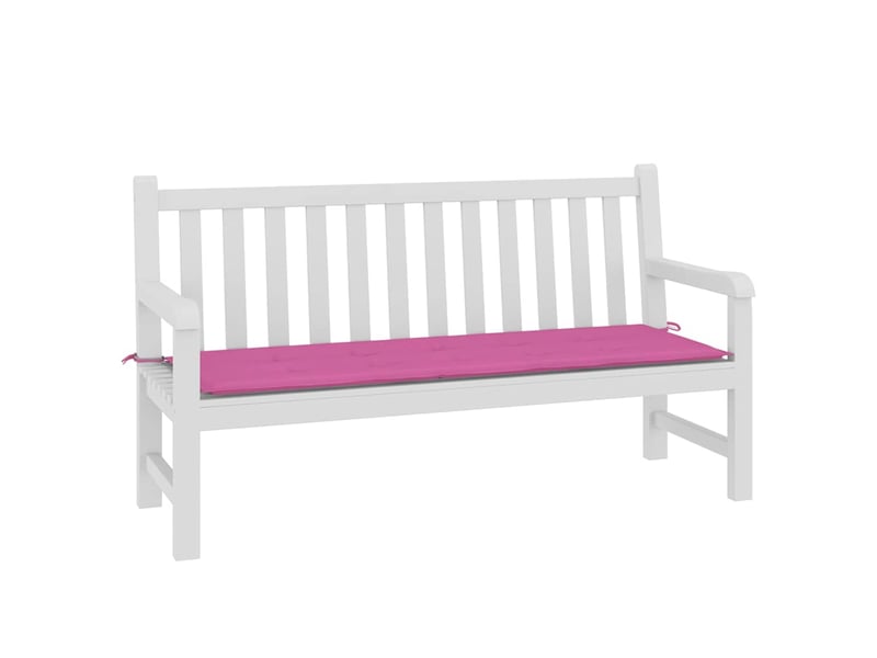  Coussin de banc de jardin, coussin d'assise rose 150x50x3 cm tissu oxford cf52789  - Conforama C