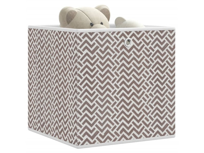  Boîtes de rangement pliables 10 pcs 32x32x32 cm tissu intissé shl44229  - Conforama B