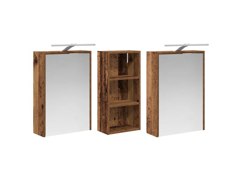  Ensemble de meubles de salle de bain 3 pcs 116x16x62.5 cm shl3932  - Conforama E