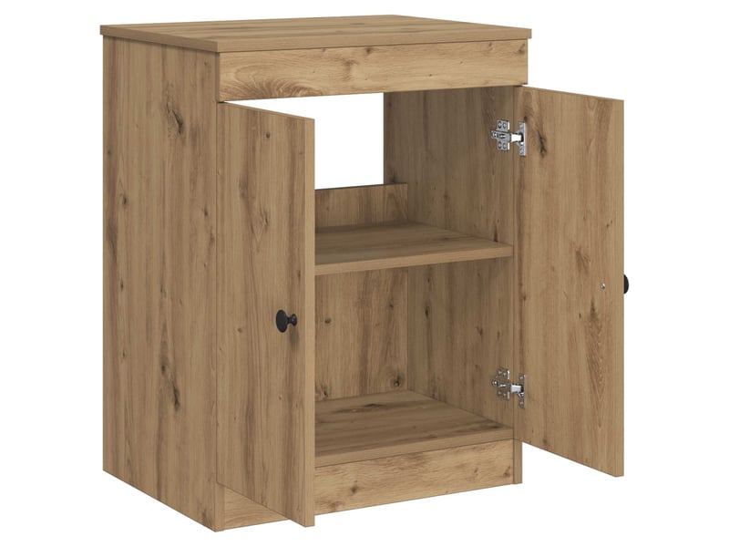  Armoire de salle de bain, meuble de rangement chêne artisanal 54x41x70 cm shl785  - Conforama D