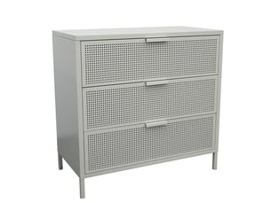 Chiffonnier NORDLYS coloris beige largeur 80 cm hauteur 77 cm