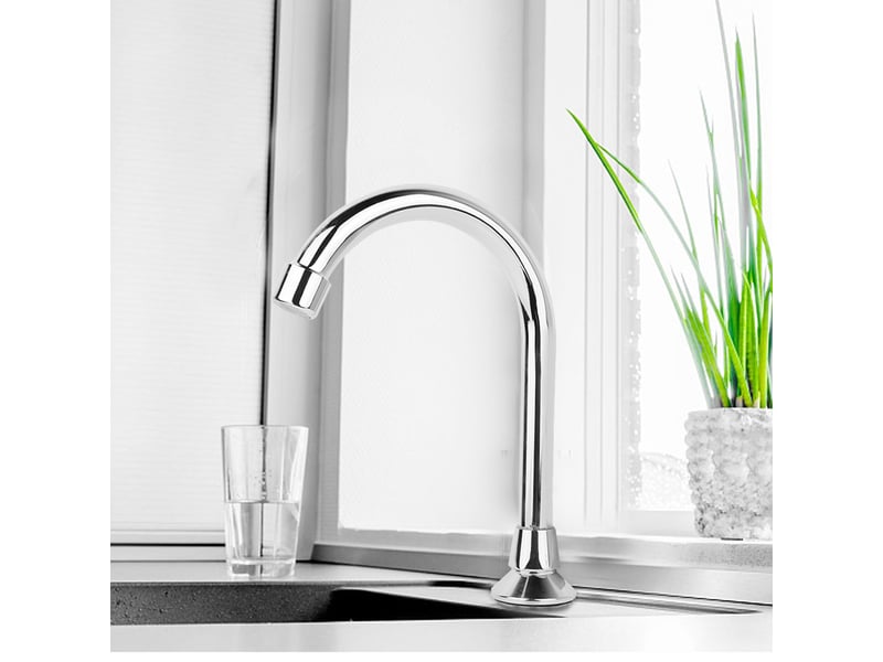  G12 salle de bains laboratoire bassin évier pédale robinet médical chaud froid cuivre pédale robinet d'eau  - Conforama C