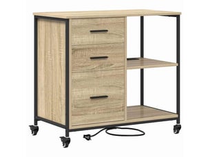 Commode 1 tiroir(s)    <strong></strong> <strong></strong> coloris beige largeur 76 cm