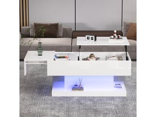 Table basse  coloris blanc <strong></strong> <strong></strong>