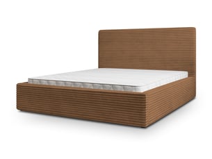 Lit coffre 140x200 cm <strong>MASSENO</strong>  <strong></strong> coloris cuivré