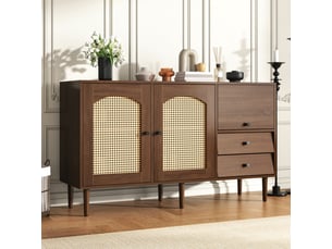 Buffet   <strong></strong> <strong></strong> coloris bois foncé