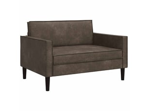 Fauteuil relax manuel VIDAXL  Simili gris