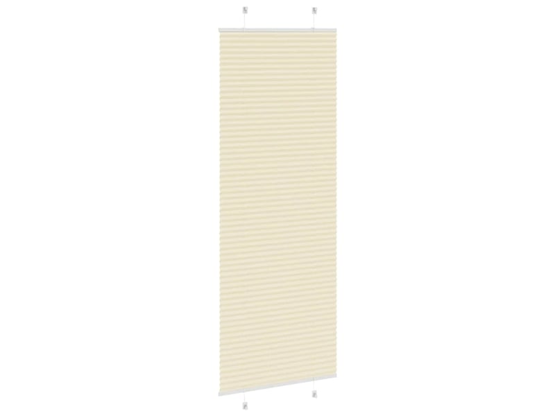  Store plissé, store de fenêtre crème 70x200 cm largeur du tissu 69,4 cm polyester cf46852  - Conforama D