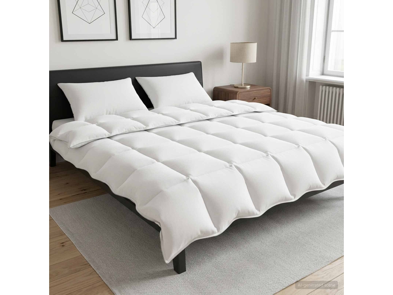  Ensemble de couette et oreillers de lit 3 pcs - duvet 240 x 220 cm hiver  - Conforama B