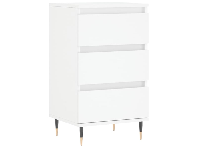  Buffet - bahut - meuble de rangement blanc 40x35x70 cm bois d’ingénierie  - Conforama A